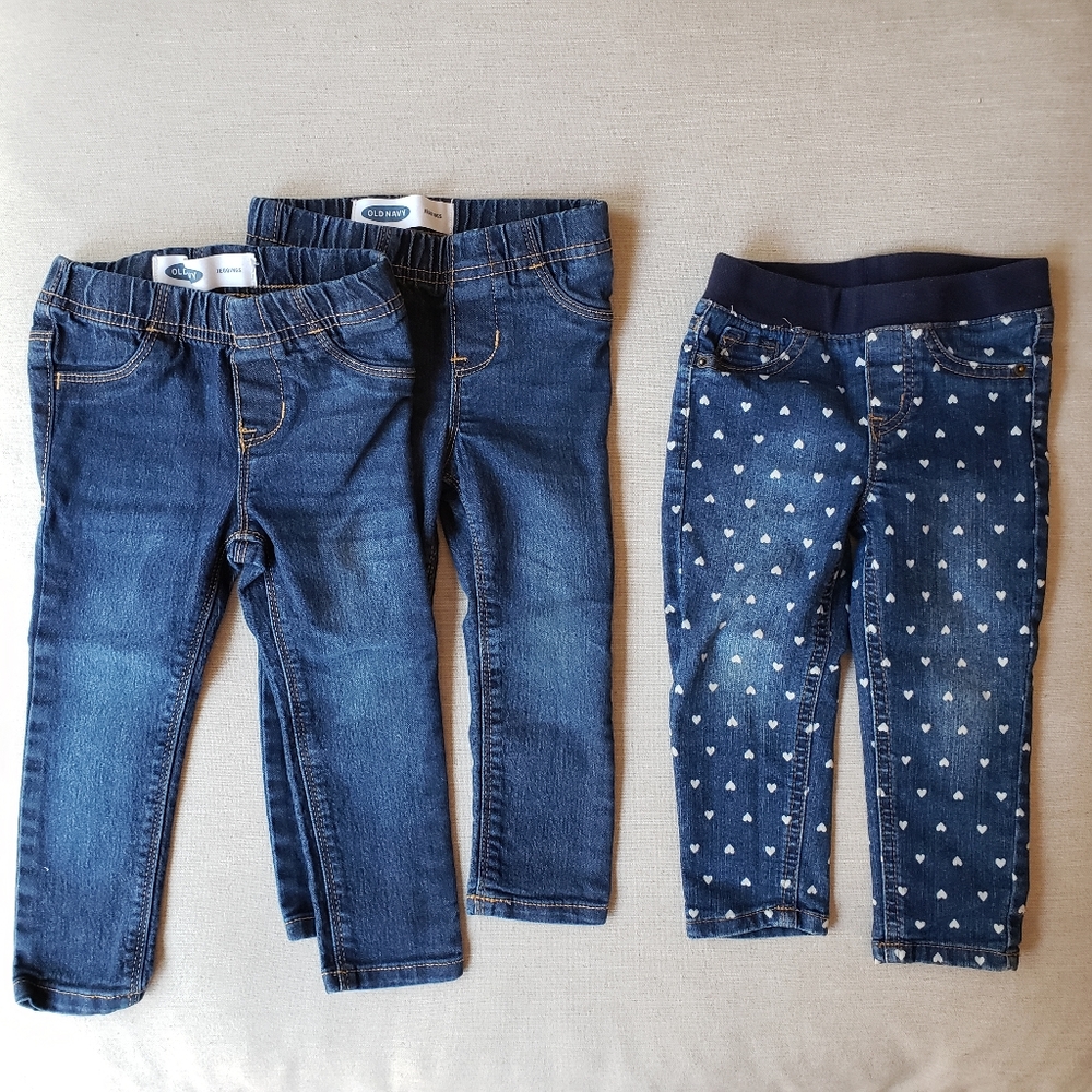 NWOT Old Navy Girls Jegging Jeans Bundle 3-pack